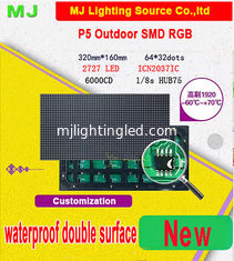CHINA Superficie al aire libre los 320*160MM, del doble de la prenda impermeable del módulo de los nuevos productos P5 RGB LED pixeles 64*32 1/8 pantalla de la pantalla LED de la exploración proveedor
