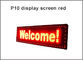 el uso llevado P10 320*160 32*16pixels del semioutdoor del módulo de la exhibición 5V para hacer publicidad de la señalización llevó la pantalla de visualización proveedor